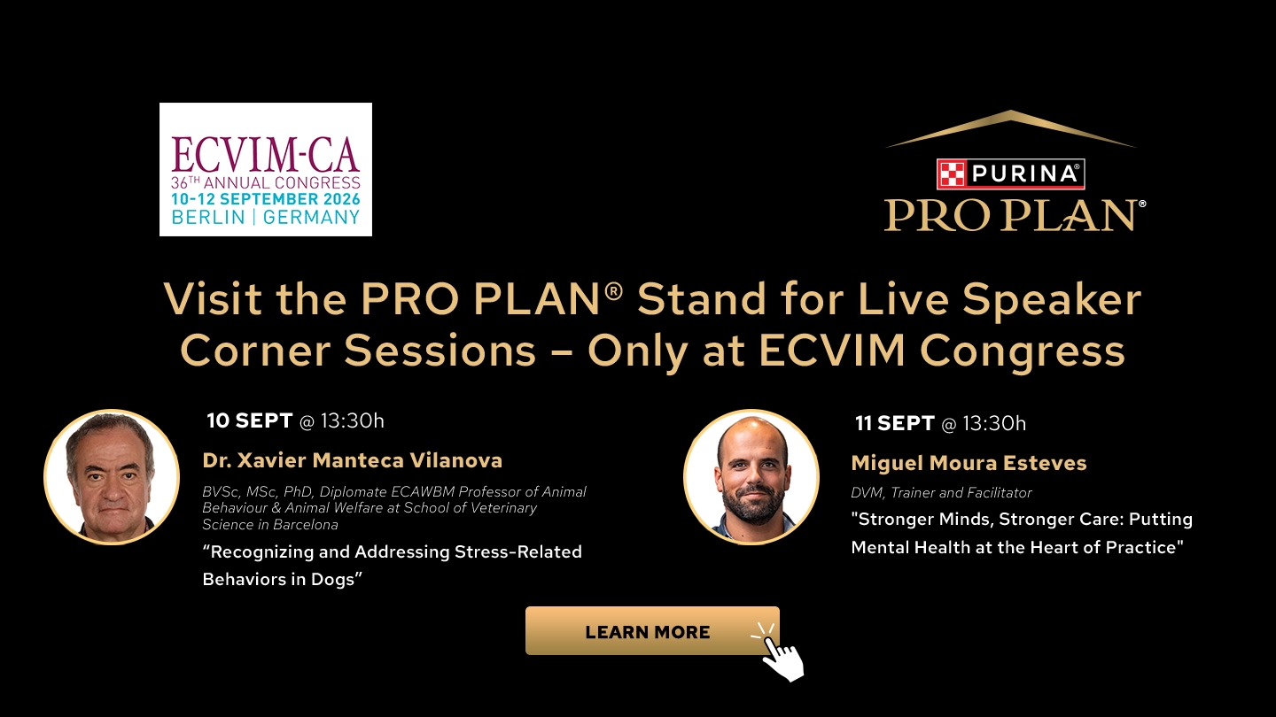PRO PLAN Stand at ECVIM Congress