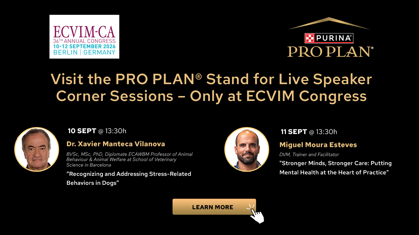 PRO PLAN Stand at ECVIM Congress