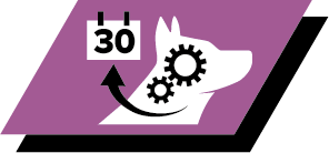 Improves curiosity and responsiveness by supporting cognitive function. Visible results possible in 30 days