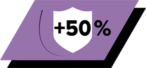 Formulated with Colostrum to enhance kitten’s immune response up to +50% 1