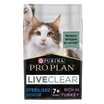 PRO PLAN® Adult 7+ Allergen Reducing Sterilised LIVECLEAR® Turkey Dry Cat Food
