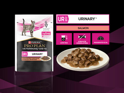 PRO PLAN® VETERINARY DIETS FELINE UR St/Ox Urinary™ - Salmon Pouch